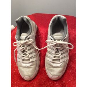 Nike Shox White Silver Sparkle Running Sneakers 392868-105 Size 10 Womens 2010